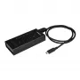 StarTech.com HB30C5A2CST hub USB 3.0 de 7 portas, USB-C para 5x USB-A e 2x USB-C, porta de carregamento rápido, industrial, em metal
