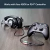 Adaptador de headset StarTech.com para headsets com fichas separadas de auscultador/microfone – 3,5 mm de 4 polos para 2x 3,5 mm de 3 polos ficha/conector fêmea