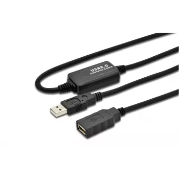 Cabo USB Microconnect USBAAF15A USB 2.0 15 m USB A preto