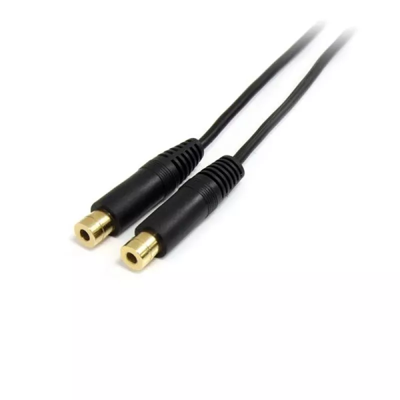 Cabo divisor estéreo StarTech.com 15 cm – ficha de 3,5 mm para 2x conector fêmea de 3,5 mm