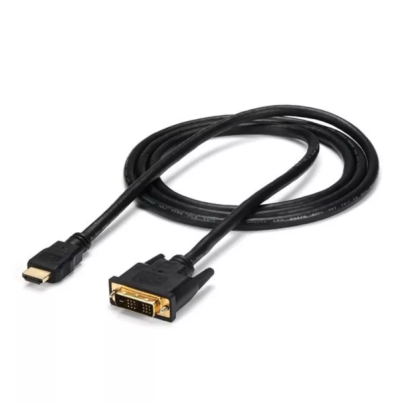 Cabo HDMI para DVI-D StarTech.com 6 ft – M/M, 1,8 m, HDMI, DVI-D, ficha, ficha, reto
