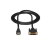 Cabo HDMI para DVI-D StarTech.com 6 ft – M/M, 1,8 m, HDMI, DVI-D, ficha, ficha, reto