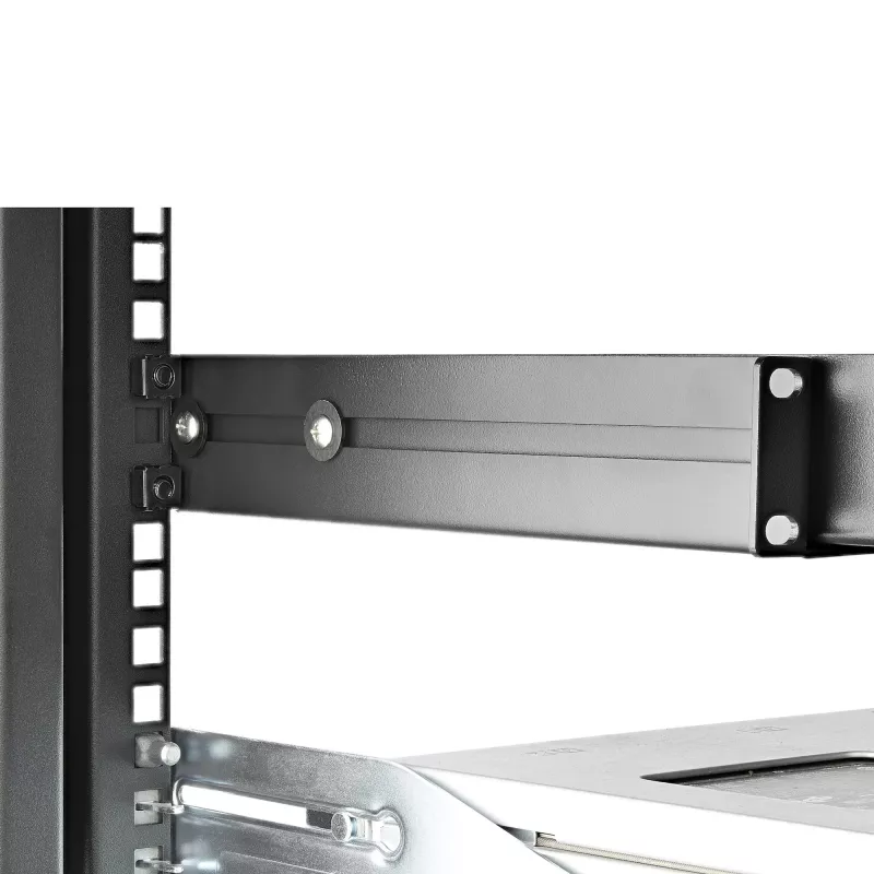 Calhas para rack de servidor StarTech.com 1HE 19 polegadas – Profundidade ajustável 24-36 polegadas – Calhas de montagem universais de 4 postes para rack – Conjunto de calhas de montagem para equipamento de rede/servidor/UPS HPE ProLiant Dell PowerEdge