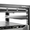 Calhas para rack de servidor StarTech.com 1HE 19 polegadas – Profundidade ajustável 24-36 polegadas – Calhas de montagem universais de 4 postes para rack – Conjunto de calhas de montagem para equipamento de rede/servidor/UPS HPE ProLiant Dell PowerEdge