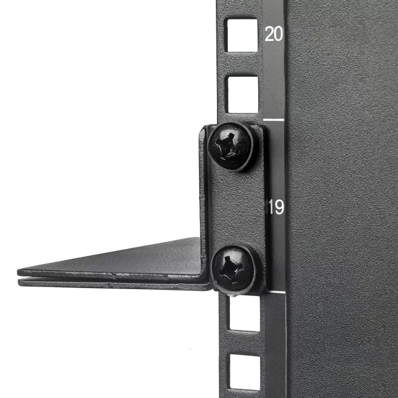 Calhas para rack de servidor StarTech.com 1HE 19 polegadas – Profundidade ajustável 24-36 polegadas – Calhas de montagem universais de 4 postes para rack – Conjunto de calhas de montagem para equipamento de rede/servidor/UPS HPE ProLiant Dell PowerEdge