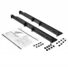 Calhas para rack de servidor StarTech.com 1HE 19 polegadas – Profundidade ajustável 24-36 polegadas – Calhas de montagem universais de 4 postes para rack – Conjunto de calhas de montagem para equipamento de rede/servidor/UPS HPE ProLiant Dell PowerEdge