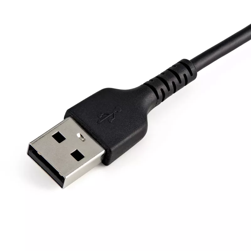 Cabo USB-A para Lightning preto resistente StarTech.com 15 cm – Cabo de carregamento/sincronização USB Type-A para Lightning robusto em fibra aramida – Certificado Apple MFi para iPad/iPhone 12