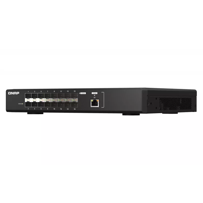 Switch de rede QNAP QSW-M5216-1T gerido L2 preto