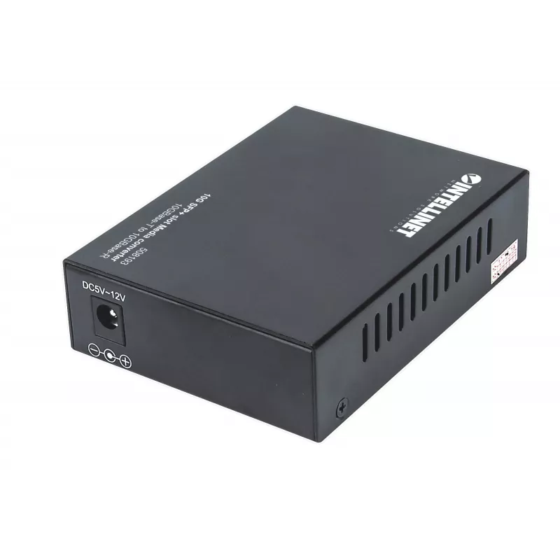 Conversor de mídia Intellinet 10GBase-T para 10GBase-R, 1 x slot SFP+ 10 GB, 1 x porta RJ45 10GB