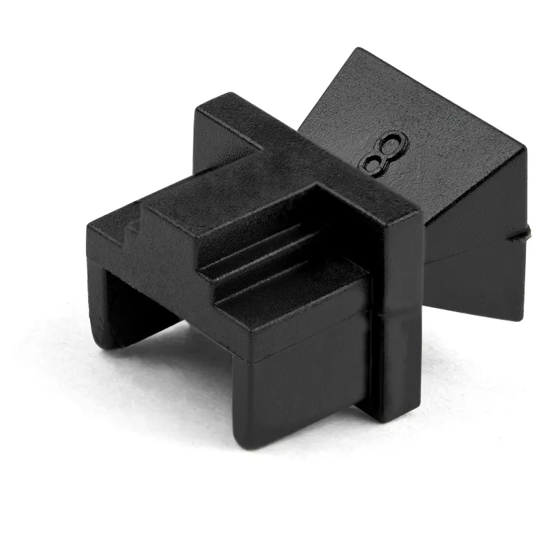 StarTech.com pack de 100 tampas antipoeira RJ45 – tampões/tampas cegas RJ45 reutilizáveis – proteção/bloqueio de porta Ethernet/LAN – capa protetora para conetores fêmea RJ45 para hubs, switches, routers