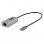 StarTech.com US1GC30B2 adaptador USB-C para Gigabit Ethernet, USB 3.0, 10/100/1000 Mbps, ASIX AX88179A, cabo de 30 cm, cinzento