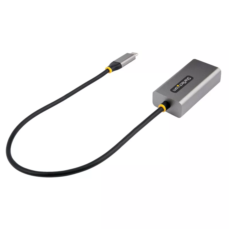 StarTech.com US1GC30B2 adaptador USB-C para Gigabit Ethernet, USB 3.0, 10/100/1000 Mbps, ASIX AX88179A, cabo de 30 cm, cinzento