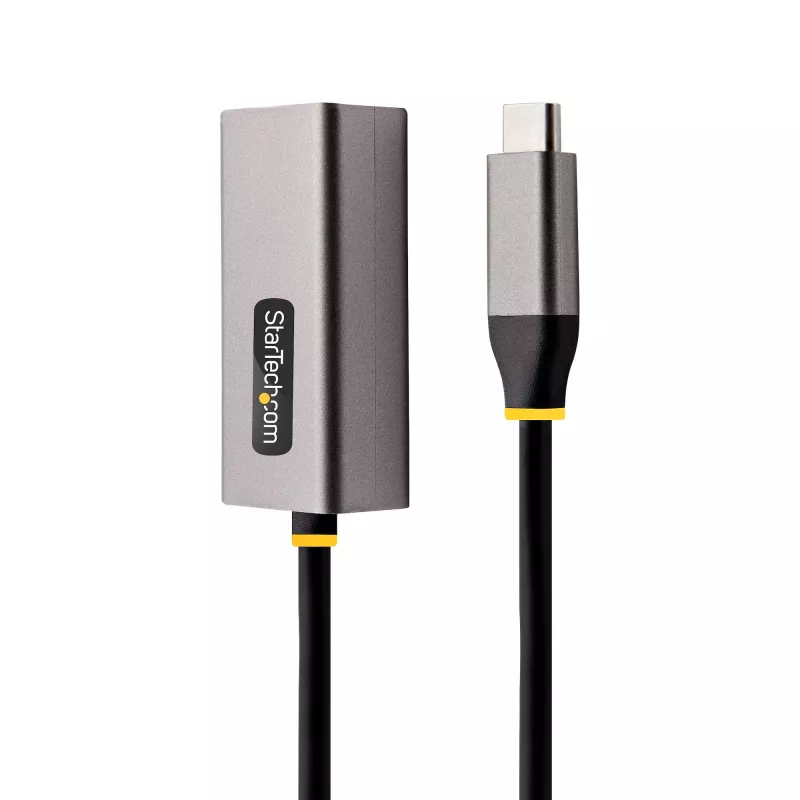 StarTech.com US1GC30B2 adaptador USB-C para Gigabit Ethernet, USB 3.0, 10/100/1000 Mbps, ASIX AX88179A, cabo de 30 cm, cinzento