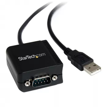 Cabo adaptador StarTech.com 2,5 m 1 porta FTDI USB para série RS232 com isolamento ótico, adaptador USB para RS232 – TAA