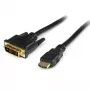 Cabo StarTech.com 3m HDMI para DVI-D – M/M, 3 m, HDMI, DVI-D, ficha, ficha, dourado