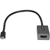 Adaptador StarTech.com Mini DisplayPort para HDMI - adaptador dongle mDP para HDMI - 1080p - Mini DisplayPort 1.2 para monitor/ecrã HDMI - conversor de vídeo Mini DP para HDMI - cabo acoplado de 30 cm - versão atualizada do MDP2HDMI