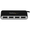 Hub USB 2.0 portátil StarTech.com de 4 portas com cabo integrado