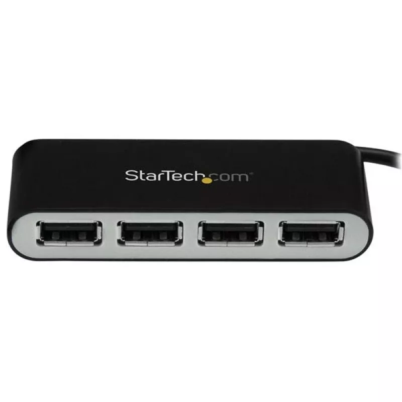 Hub USB 2.0 portátil StarTech.com de 4 portas com cabo integrado