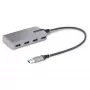 Hub USB StarTech.com de 4 portas – USB 3.0 5 Gbit/s, alimentado pelo bus, USB-A para hub 4x USB-A com entrada de alimentação auxiliar opcional – hub USB portátil para desktop/portátil, cabo de 30 cm, hub de extensão USB