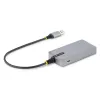 Hub USB StarTech.com de 4 portas – USB 3.0 5 Gbit/s, alimentado pelo bus, USB-A para hub 4x USB-A com entrada de alimentação auxiliar opcional – hub USB portátil para desktop/portátil, cabo de 30 cm, hub de extensão USB