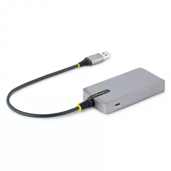 Hub USB StarTech.com de 4 portas – USB 3.0 5 Gbit/s, alimentado pelo bus, USB-A para hub 4x USB-A com entrada de alimentação auxiliar opcional – hub USB portátil para desktop/portátil, cabo de 30 cm, hub de extensão USB