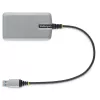 Hub USB StarTech.com de 4 portas – USB 3.0 5 Gbit/s, alimentado pelo bus, USB-A para hub 4x USB-A com entrada de alimentação auxiliar opcional – hub USB portátil para desktop/portátil, cabo de 30 cm, hub de extensão USB