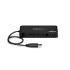 Mini-dock USB 3.0 StarTech.com – docking station USB-A de monitor duplo com vídeo DisplayPort 4K 60Hz e Gigabit Ethernet – cabo de 30 cm – adaptador portátil USB 3.1 Gen 1 Type-A para portátil