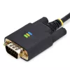 Cabo adaptador StarTech.com 3 m USB para série, retenção COM, parafusos/porcas substituíveis, USB-A para DB9 RS232, CI FTDI, proteção ESD, Windows/macOS/Linux
