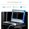 Cabo adaptador StarTech.com 3 m USB para série, retenção COM, parafusos/porcas substituíveis, USB-A para DB9 RS232, CI FTDI, proteção ESD, Windows/macOS/Linux