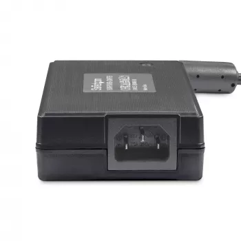 Fonte de alimentação DC universal StarTech.com 160W (24V/6,6A), cabo de 2 fios de 1,2m, blocos de terminais de 2/3 pinos, fonte de alimentação externa 100-240V AC/DC para hubs USB industriais, NA/UK/EU/ANZ
