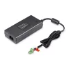 Fonte de alimentação DC universal StarTech.com 160W (24V/6,6A), cabo de 2 fios de 1,2m, blocos de terminais de 2/3 pinos, fonte de alimentação externa 100-240V AC/DC para hubs USB industriais, NA/UK/EU/ANZ