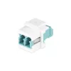 Acoplador StarTech.com LC para LC, acoplador de fibra ótica LC, conetor fêmea keystone LC/UPC, acoplador keystone LC de fibra ótica duplex para patch panel
