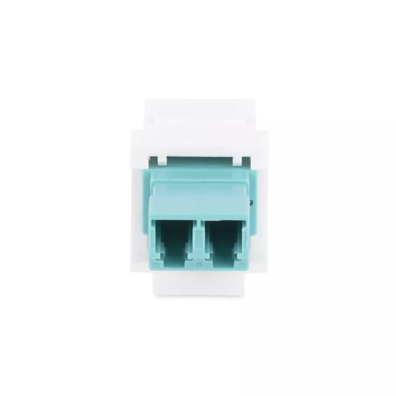 Acoplador StarTech.com LC para LC, acoplador de fibra ótica LC, conetor fêmea keystone LC/UPC, acoplador keystone LC de fibra ótica duplex para patch panel