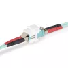 Acoplador StarTech.com LC para LC, acoplador de fibra ótica LC, conetor fêmea keystone LC/UPC, acoplador keystone LC de fibra ótica duplex para patch panel