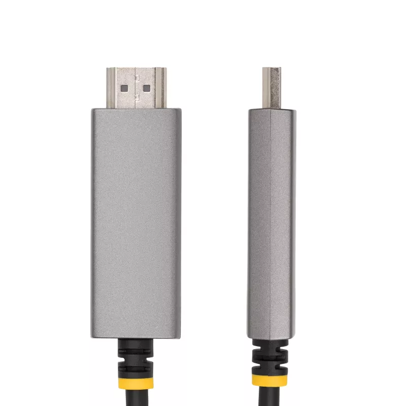 Cabo adaptador StarTech.com 10ft (3m) USB-C para HDMI, 8K 60Hz, 4K 144Hz, HDR10, cabo conversor de vídeo USB Type-C para HDMI 2.1, compatível com USB-C DP Alt Mode/USB4/Thunderbolt 3/4 – portátil USB-C para monitor HDMI
