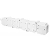 Régua de tomadas Digitus flexível 4 tomadas com 2 portas USB e interruptor