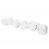 Régua de tomadas Digitus flexível 4 tomadas com 2 portas USB e interruptor