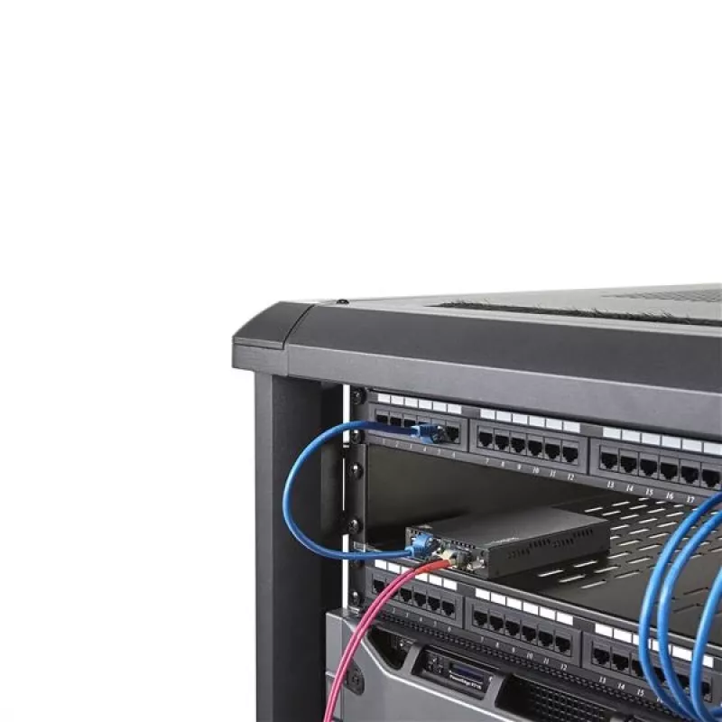 Conversor de suporte Gigabit Ethernet de cobre para fibra ótica StarTech.com - SM LC - 10 km