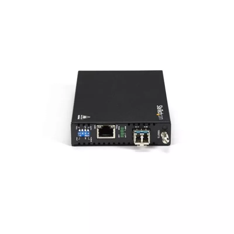 Conversor de suporte Gigabit Ethernet de cobre para fibra ótica StarTech.com - SM LC - 10 km