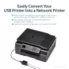 Servidor de impressão LPR de rede Ethernet 10/100Mbps para USB 2.0 StarTech.com