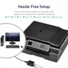 Servidor de impressão LPR de rede Ethernet 10/100Mbps para USB 2.0 StarTech.com