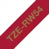 Fita de etiquetagem Brother TZE-RW54 dourado sobre vermelho