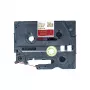 Fita de etiquetagem Brother TZE-RW54 dourado sobre vermelho