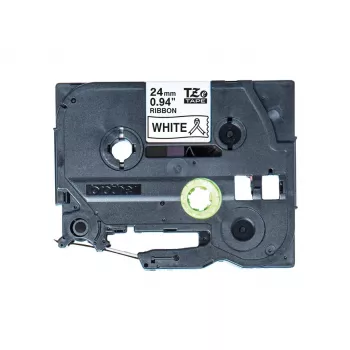 Fita de etiquetagem Brother TZE-R251 preto sobre branco
