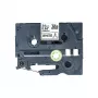 Fita de etiquetagem Brother TZE-R251 preto sobre branco