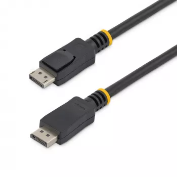 Cabo DisplayPort StarTech.com 7m (23ft) - 2560 x 1440p - Cabo DisplayPort para DisplayPort - Cabo DP para DP para monitor - Cabo de vídeo/display DP - Fichas DP com bloqueio - HDCP & DPCP