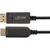 Cabo conversor DisplayPort para HDMI AOC InLine, 4K/60Hz, preto, 15m
