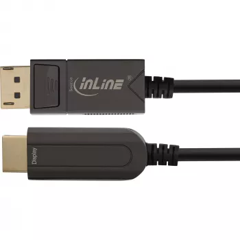 Cabo conversor DisplayPort para HDMI AOC InLine, 4K/60Hz, preto, 15m