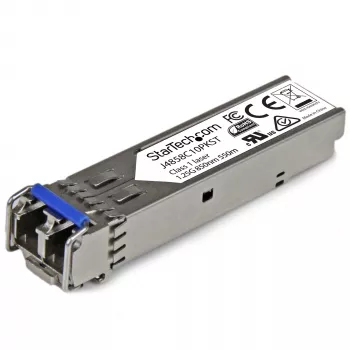 Módulo transceptor SFP compatível com HP J4859C StarTech.com - 1000BASE-LX - Pack de 10~Módulo SFP compatível com HPE J4859C pack de 10 - 1000BASE-LX - Transceptor de fibra ótica monomodo/multimodo 1GbE - SFP Gigabit Ethernet 1GE - LC 10km - 1310nm - DDM HPE 1400, 1700, 1820