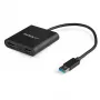 Adaptador USB 3.0 para HDMI duplo StarTech.com, conversor USB para 2x monitor HDMI para Windows (sem suporte para macOS/ChromeOS/Linux) - TAA